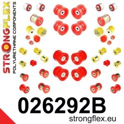   026292B: Full suspension polyurethane bush kit 25mm 12mm Black