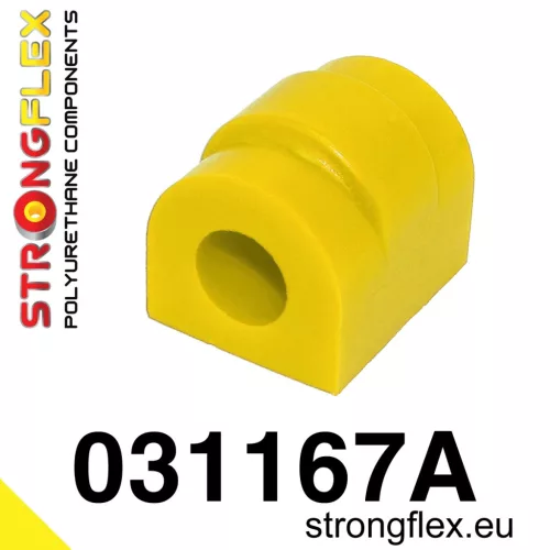 031167A: Anti roll bar bush front / rear SPORT 17mm Black