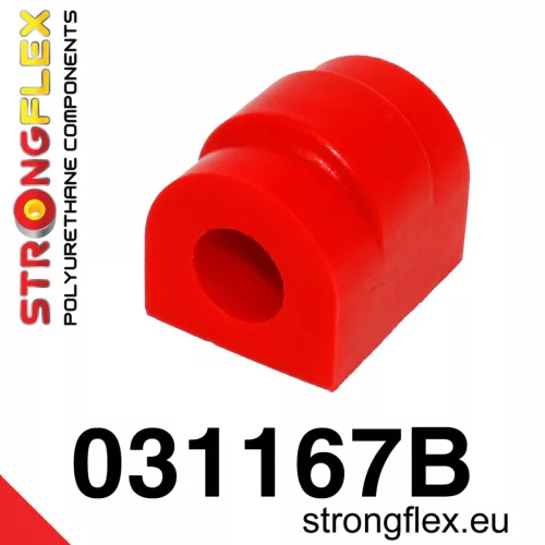 031167B: Anti roll bar bush front / rear 16mm Red