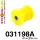 031198A: Rear lower trailing arm - rear bush SPORT 12mm Yellow