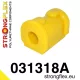 031318A: Front anti roll bar bush SPORT 18mm Yellow