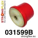 031599B: Rear diff rear mounting bush Red