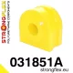 031851A: Front / rear anti roll bar bush SPORT 28mm Yellow