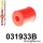 031933B: Shift arm - rear bush Red