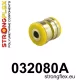 032080A: Rear reaction rod bush SPORT Black