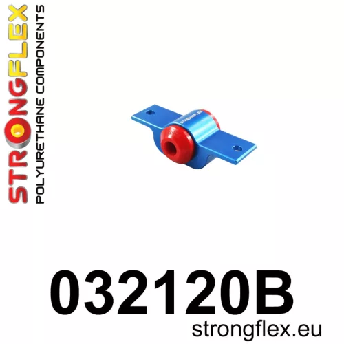 032120B: Gear shift rod bracket mount - rear Black