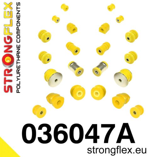 036047A: Front and rear suspension bush kit SPORT