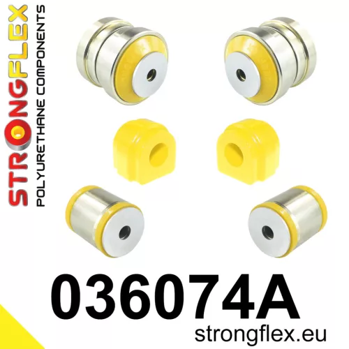 036074A: Front suspension bush kit SPORT 21mm Black