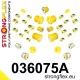 036075A: Full suspension bush kit SPORT 30mm 12mm Black
