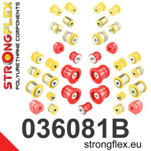 036081B: Full suspension polyurethane bush kit