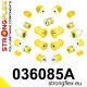 036085A: Full suspension polyurethane bush kit SPORT 27mm 13mm 032087 - 840i, 840Ci, 850Ci Black