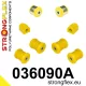 036090A: Rear suspension bush kit SPORT Custom Yellow