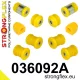 036092A: Rear suspension bush kit SPORT 031586 14mm + Yellow