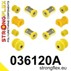 036120A: Rear suspension bush kit SPORT 14mm - Black
