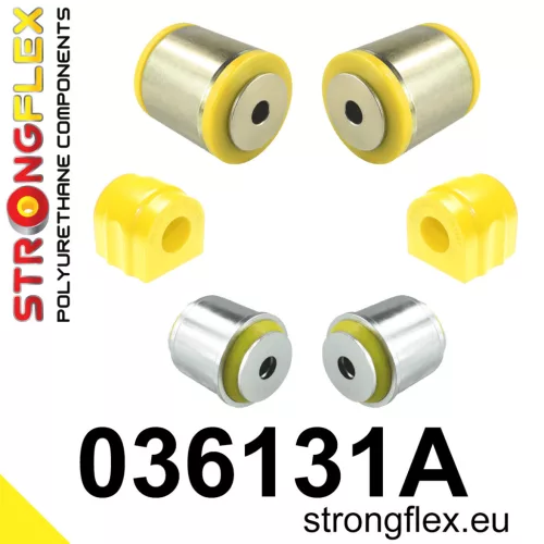 036131A: Front suspension bush kit SPORT 27mm Yellow
