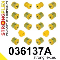 036137A: Rear suspension bush kit SPORT 13mm Black