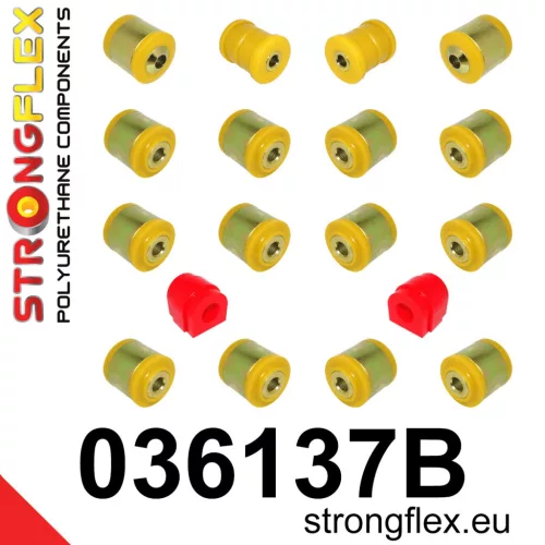 036137B: Rear suspension bush kit Custom Black