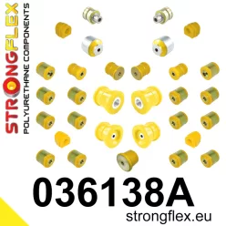   036138A: Full suspension polyurethane bush kit SPORT 26,5mm 13mm Black