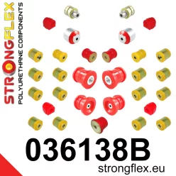  036138B: Full suspension polyurethane bush kit 26,5mm 13mm Black
