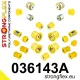 036143A: Full suspension polyurethane bush kit SPORT 031851 28mm 031851 13,5mm Yellow