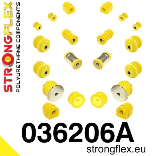 036206A: Front and rear suspension bush kit SPORT