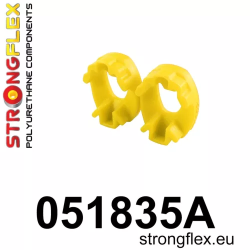 051835A: Rear lower engine mount insert SPORT Yellow