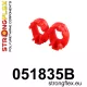 051835B: Rear lower engine mount insert Red