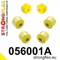 056001A: Front suspension bush kit SPORT 18mm Yellow