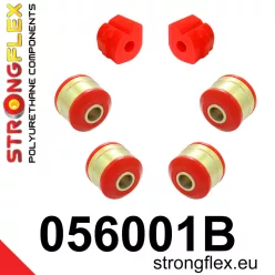 056001B: Front suspension bush kit 18mm Black