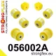056002A: Front suspension and ream beam bush kit SPORT 21mm Black