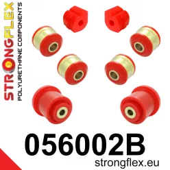 056002B: Front suspension and ream beam bush kit 18mm Black