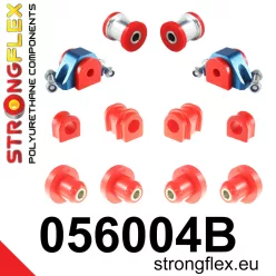   056004B: Front suspension and ream beam bush kit 19mm M10 Black