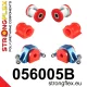 056005B: Front suspension bush kit 20mm Red