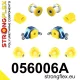 056006A: Front suspension and ream beam bush kit SPORT 16mm M10 Black