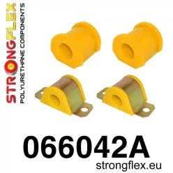   066042A: Front anti roll bar bush kit polyurethane SPORT Yellow