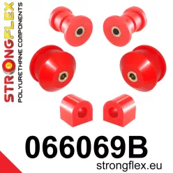 066069B: Front suspension bush kit 16mm Red