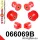 066069B: Front suspension bush kit Custom Red