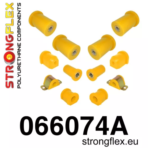 066074A: Full suspension polyurethane bush kit SPORT Yellow