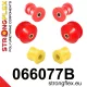 066077B: Front suspension bush kit 19mm Red