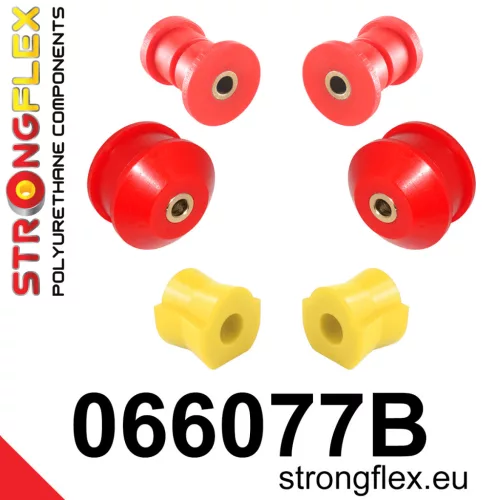 066077B: Front suspension bush kit 19mm Black