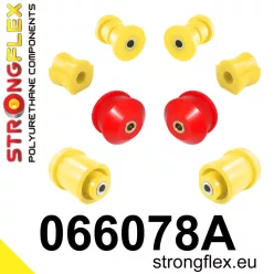   066078A: Front suspension and ream beam bush kit SPORT 19mm 061955 - 69.5mm Black