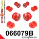 066079B: Front suspension bush kit 20mm Red
