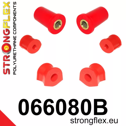 066080B: Front suspension bush kit 19mm Black