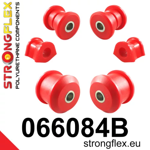 066084B: Front suspension bush kit 24mm Red