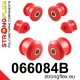 066084B: Front suspension bush kit 24mm Red