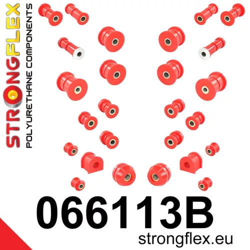 066113B: Full suspension bush kit 24mm Black