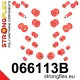 066113B: Full suspension bush kit 18mm Black
