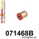 071468B: Rear outer lower arm bush Red
