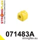 071483A: Anti roll bar bush SPORT 18mm Black