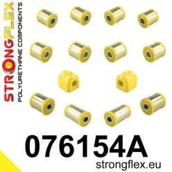 076154A: Rear suspension bush kit SPORT 18mm 070012 Yellow